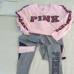 Victoria's Secret Pink and Gray Apparel